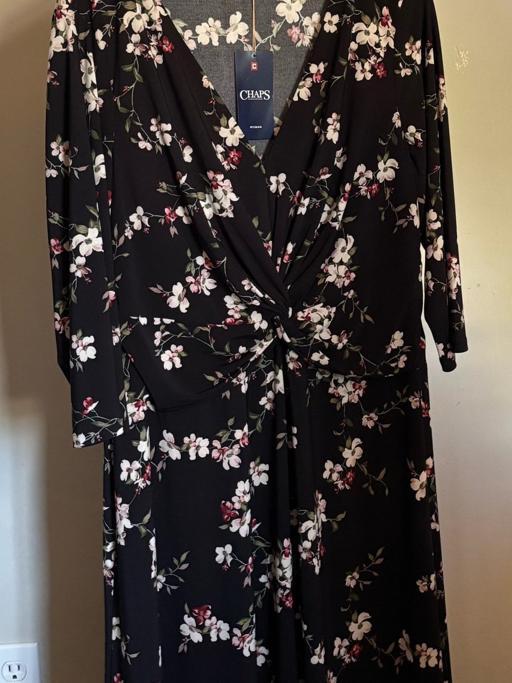 Classic Chaps Ralph Lauren Faux Wrap Dress 16.